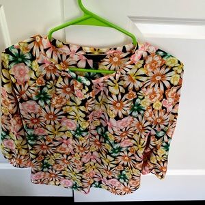 Banana Republic Flower Power Dress Shirt